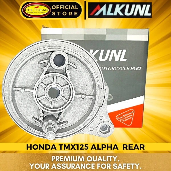 [35923] BRAKE PANEL REAR TMX125 ALPHA ALKUNL HP-217