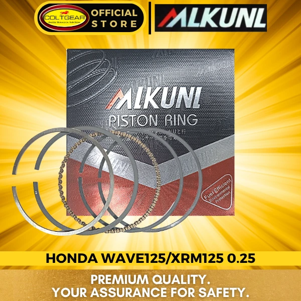 [35795] PISTON RING WAVE125 ALKUNL PR-136 0.25