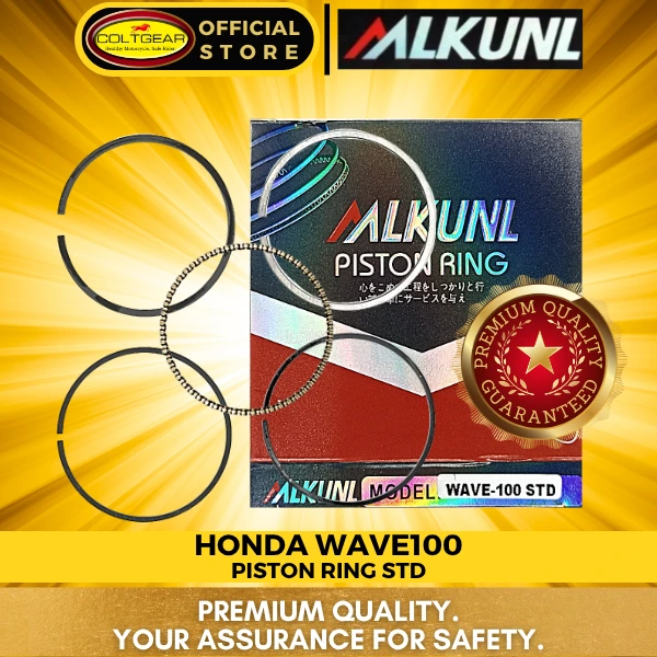 PISTON RING WAVE100 ALKUNL PR-110 STD