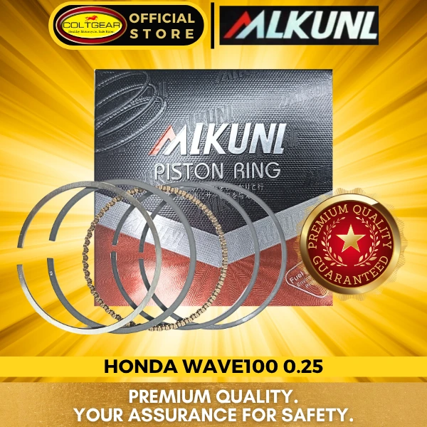 [35797] PISTON RING WAVE100 ALKUNL PR-111 0.25