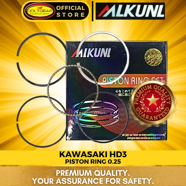 [36370] PISTON RING HD3 ALKUNL PR-101 0.25