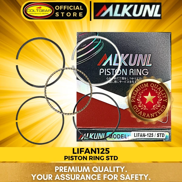 PISTON RING LIFAN125 ALKUNL PR-176 STD