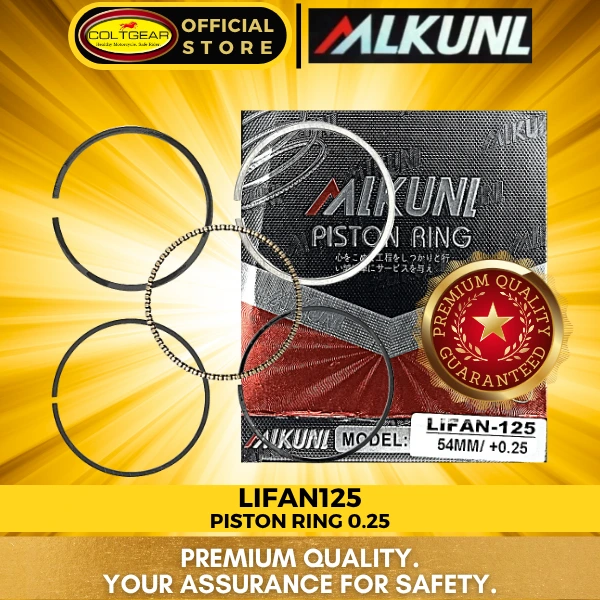 [36372] PISTON RING LIFAN125 ALKUNL PR-177 0.25