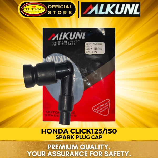 [37526] SPARK PLUG CAP CLICK125/150 ALKUNL SC-114