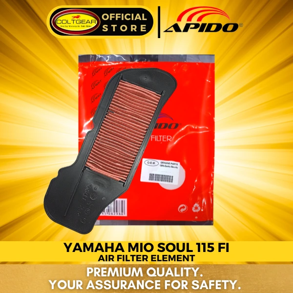 [35229] AIR CLEANER ELEMENT MIO SOUL 115 FI APIDO AF-312