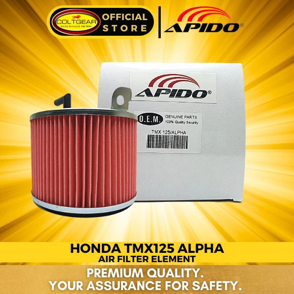 [35693] AIR CLEANER ELEMENT TMX125 ALPHA APIDO AF-343