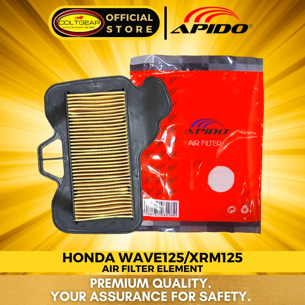 [35675] AIR CLEANER ELEMENT WAVE125/XRM125 APIDO AF-301