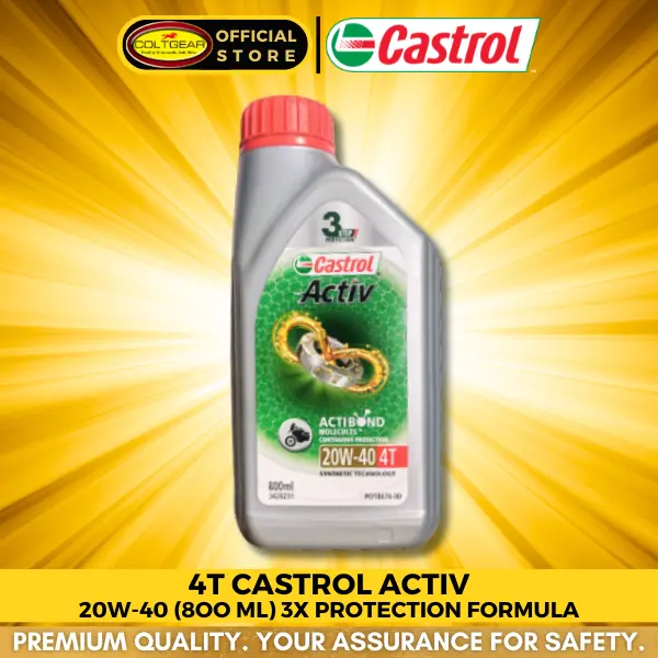 ENGINE OIL 4T ACTIV MULT CASTROL 800ML