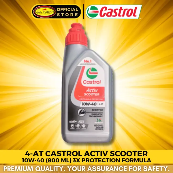 [15048] ENGINE OIL ACTIV SCOOTER MULT CASTROL 800ML