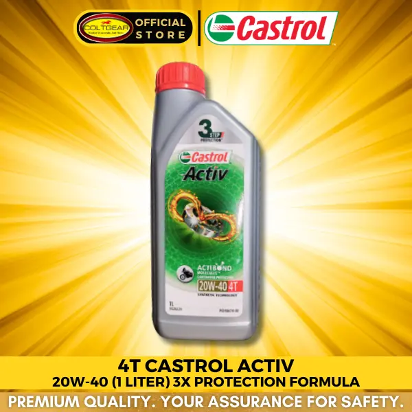[15034] ENGINE OIL 4T ACTIV MULT CASTROL 1L