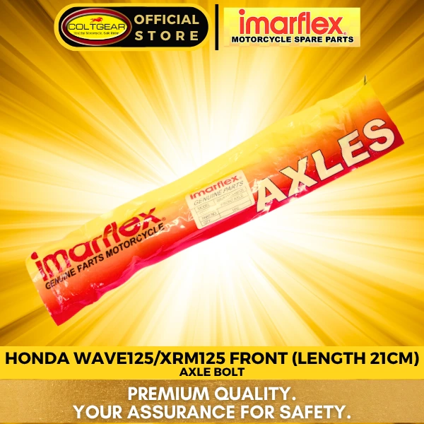 [33965] AXLE BOLT FRONT XRM125/WAVE125 IMARFLEX
