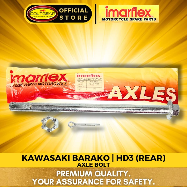 [33969] AXLE BOLT REAR HD3/BARAKO IMARFLEX