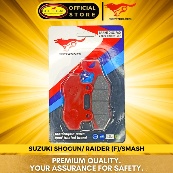 [35505] BRAKE PAD SHOGUN F/R150F/SMASH110 SEPTWOLVES