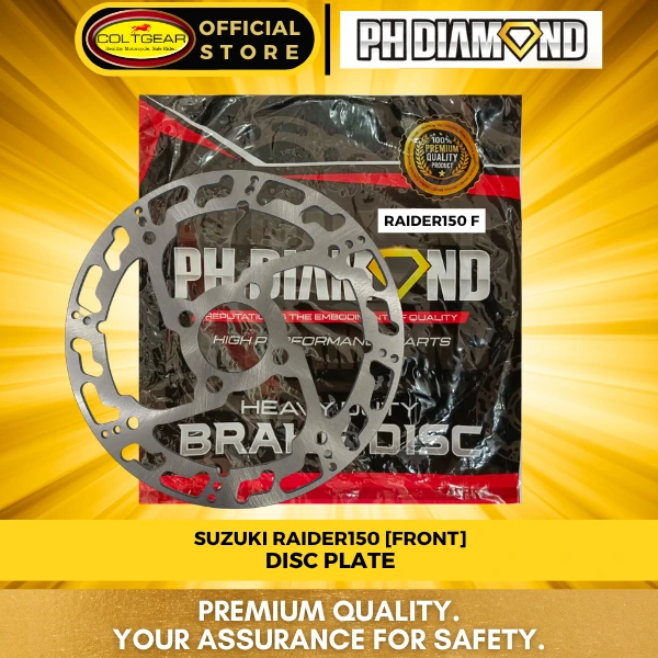 [35051] DISC PLATE RAIDER150 FRONT PH DIAMOND