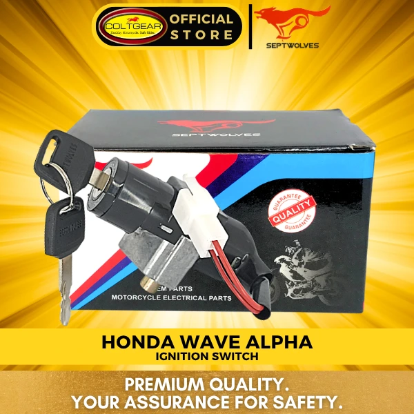 [36845] IGNITION SWITCH WAVE125 ALPHA SEPTWOLVES