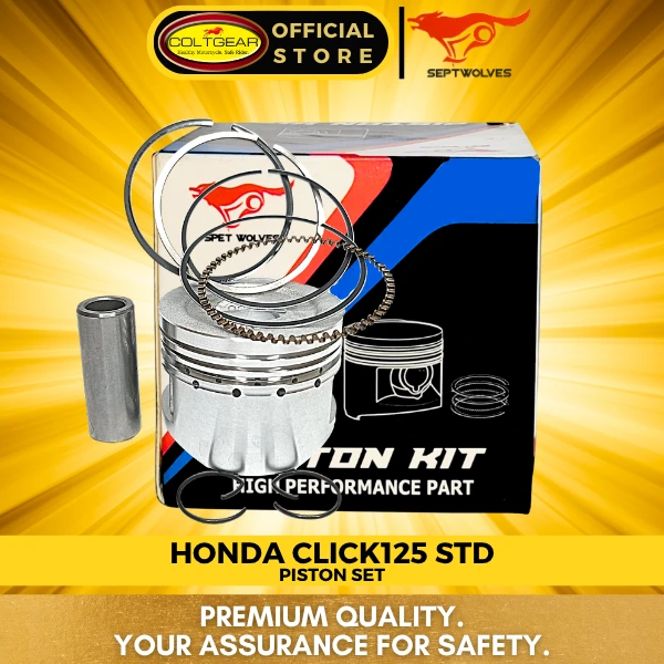 PISTON SET CLICK125 SEPTWOLVES STD