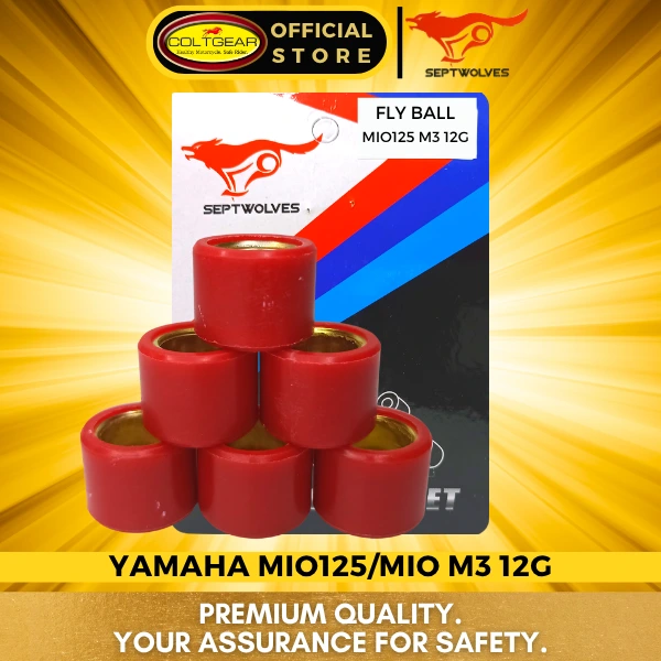 PULLEY BALL MIO125/MIO M3/AEROX/NMAX SEPTWOLVES 12G