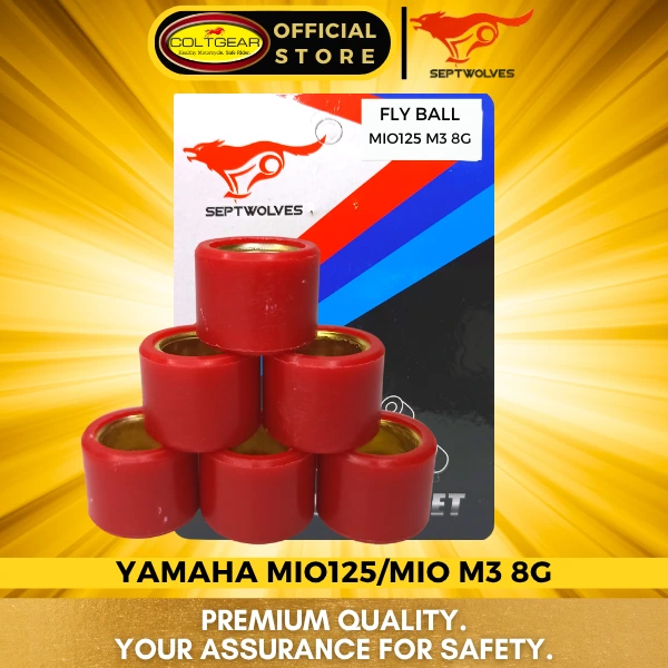 PULLEY BALL MIO125/MIO M3/AEROX/NMAX SEPTWOLVES 8G