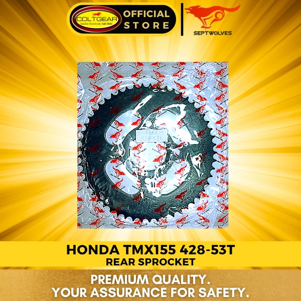 [36823] REAR SPROCKET TMX SEPTWOLVES 428X53T