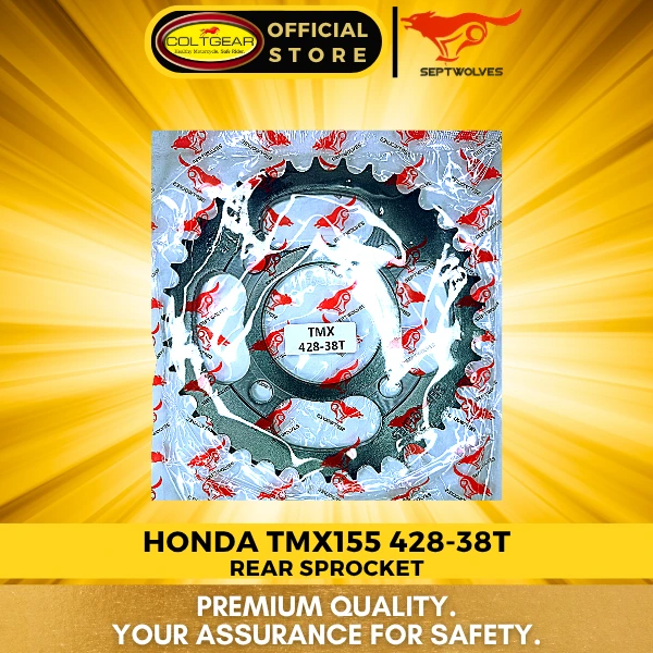 [36199] REAR SPROCKET TMX SEPTWOLVES 428X38T