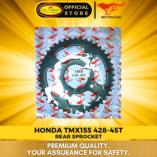 [36201] REAR SPROCKET TMX SEPTWOLVES 428X45T