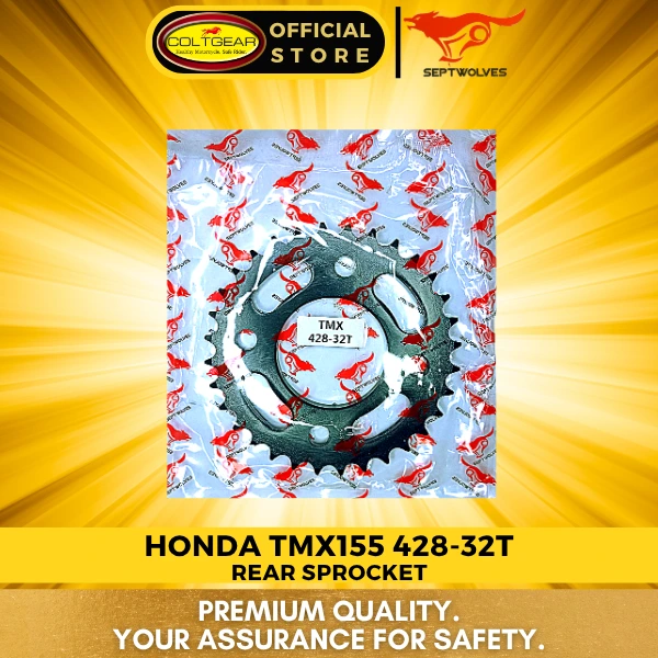 REAR SPROCKET TMX SEPTWOLVES 428X32T