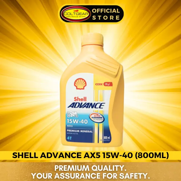 ENGINE OIL ADVANCE AX5 MULT SHELL 800ML