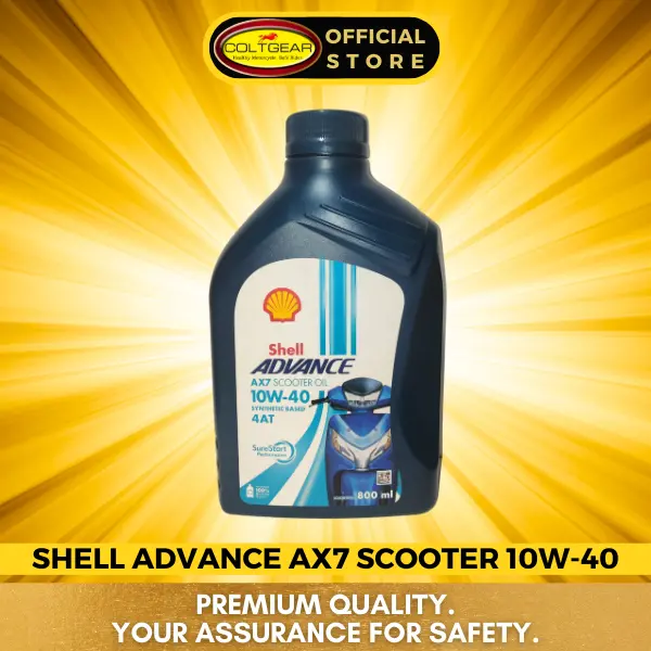 [33926] ENGINE OIL ADVANCE AX7 SCOOTER MULT SHELL 800ML