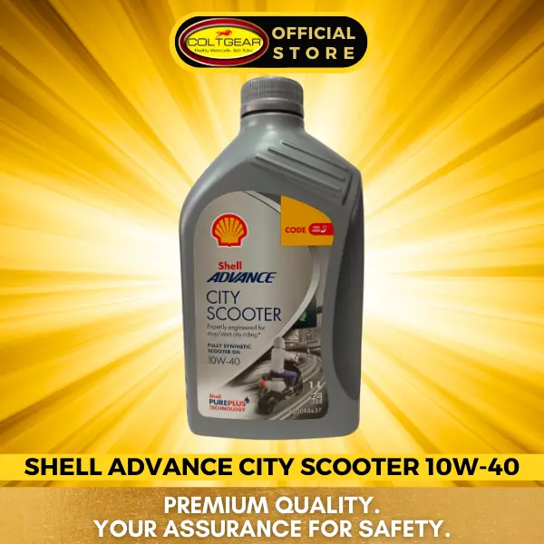 [37558] ENGINE OIL ADVANCE CITY SCOOTER MULT SHELL 1L