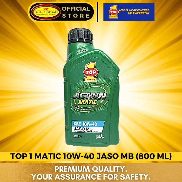 [32033] ENGINE OIL 4T TOP 1 ACTION MATIC 800ML