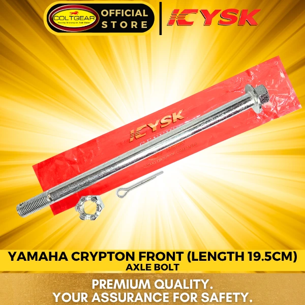 [11609] AXLE BOLT FRONT CRYPTON YSK
