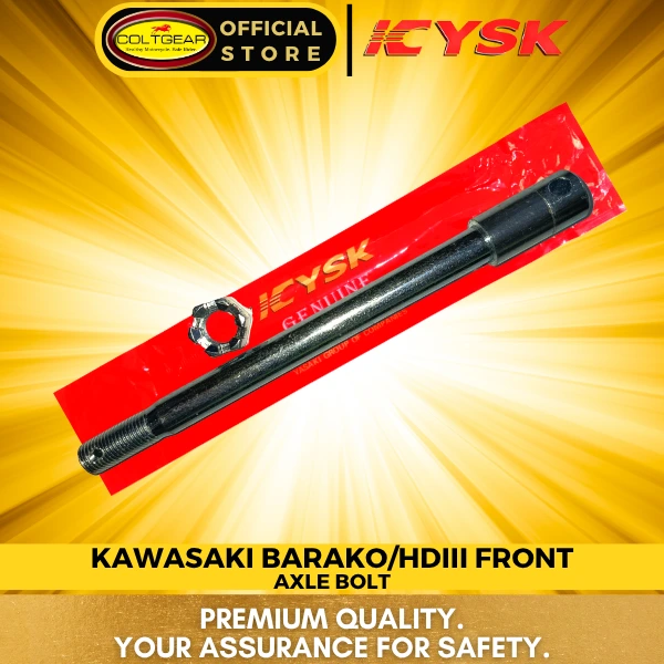 [11612] AXLE BOLT FRONT HD3/BARAKO YSK