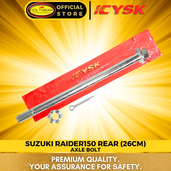 [11623] AXLE BOLT REAR RAIDER150/R150 FI YSK