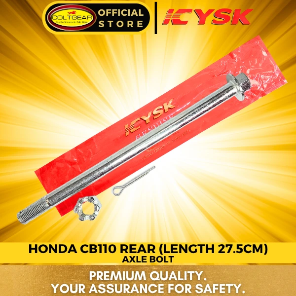 [25471] AXLE BOLT REAR CB110 YSK