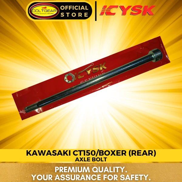 [25474] AXLE BOLT REAR CT150/BOXER YSK