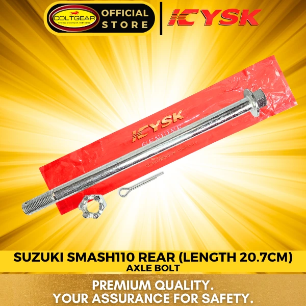 [25479] AXLE BOLT REAR SMASH110 YSK