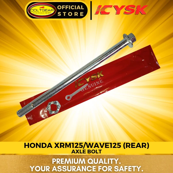 [36468] AXLE BOLT REAR XRM125/WAVE125 YSK