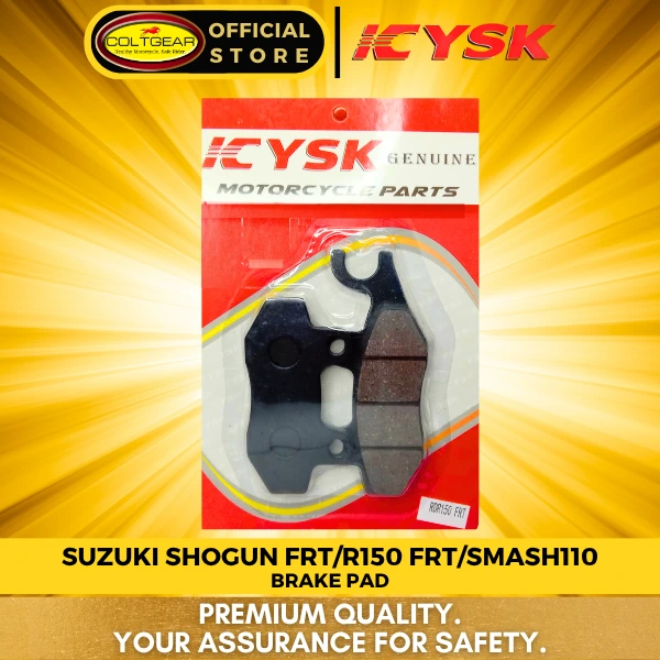 [12650] BRAKE PAD SHOGUN F/R150F/SMASH110 YSK