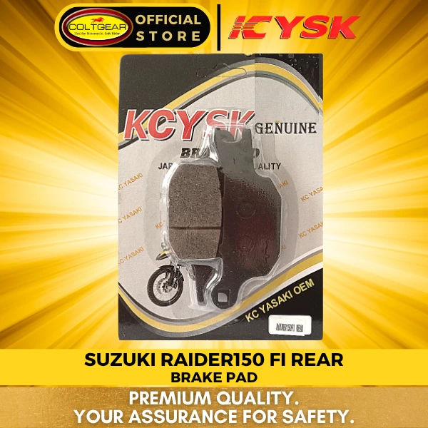 [33417] BRAKE PAD RAIDER150 FI REAR YSK