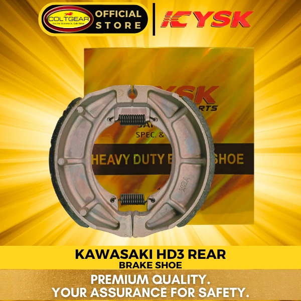 BRAKE SHOE REAR HD3/RS100 REAR/X4 YSK