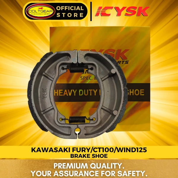 BRAKE SHOE FURY/CT100/WIND125 YSK