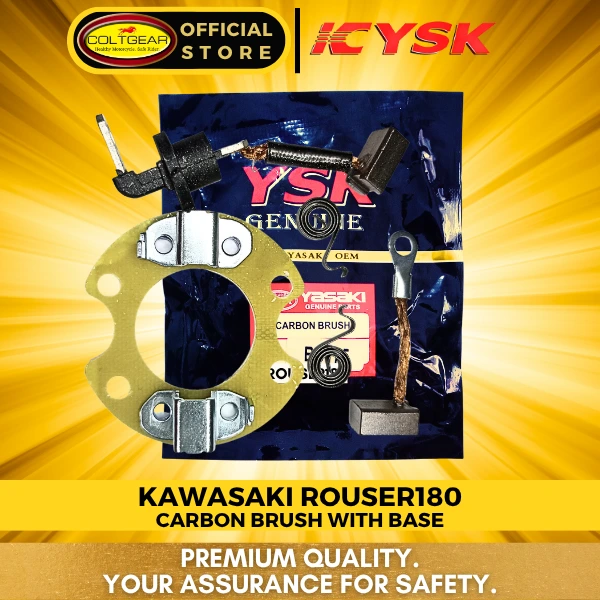[34907] CARBON BRUSH ASSEMBLY ROUSER180 YSK