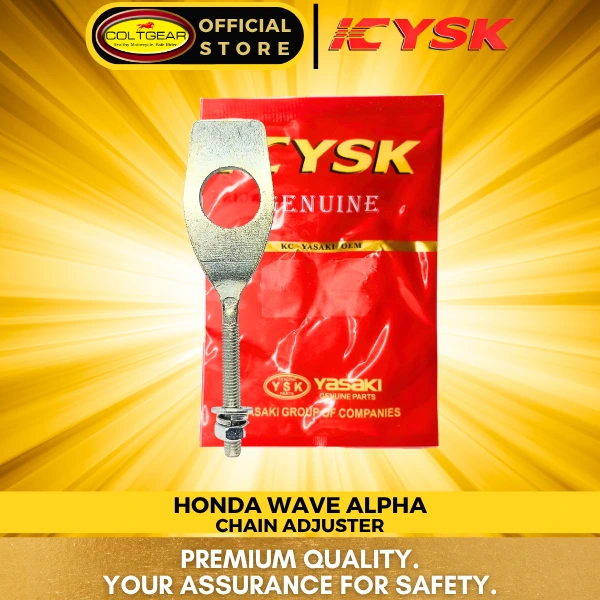 CHAIN ADJUSTER LH WAVE ALPHA/C100 YSK
