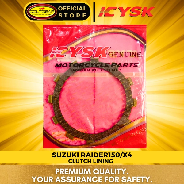 CLUTCH LINING X4/RAIDER150 YSK