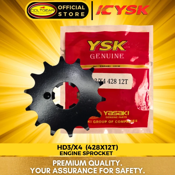 ENGINE SPROCKET HD3/X4 YSK 428X12T