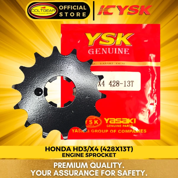 ENGINE SPROCKET HD3/X4 YSK 428X13T