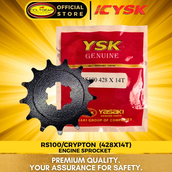 ENGINE SPROCKET RS100/CRYPTON YSK 428X14T