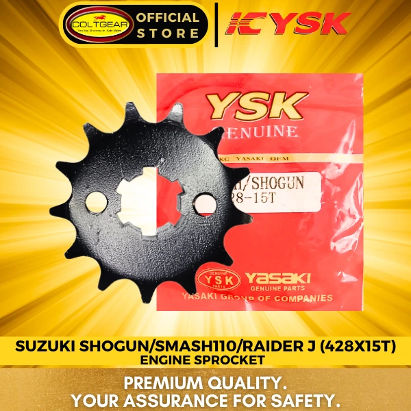 ENGINE SPROCKET SMASH/RDR/SHOGUN YSK 428X15T