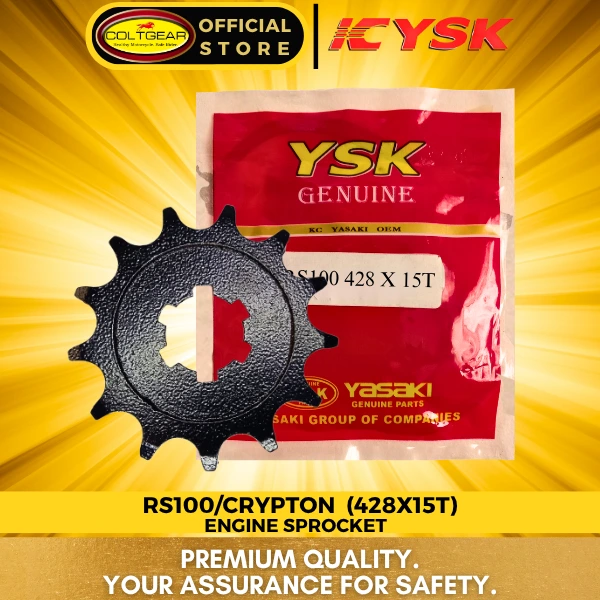 ENGINE SPROCKET RS100/CRYPTON YSK 428X15T