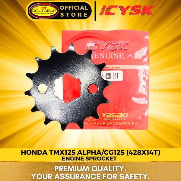 ENGINE SPROCKET CG125/TMX125 YSK 428X14T